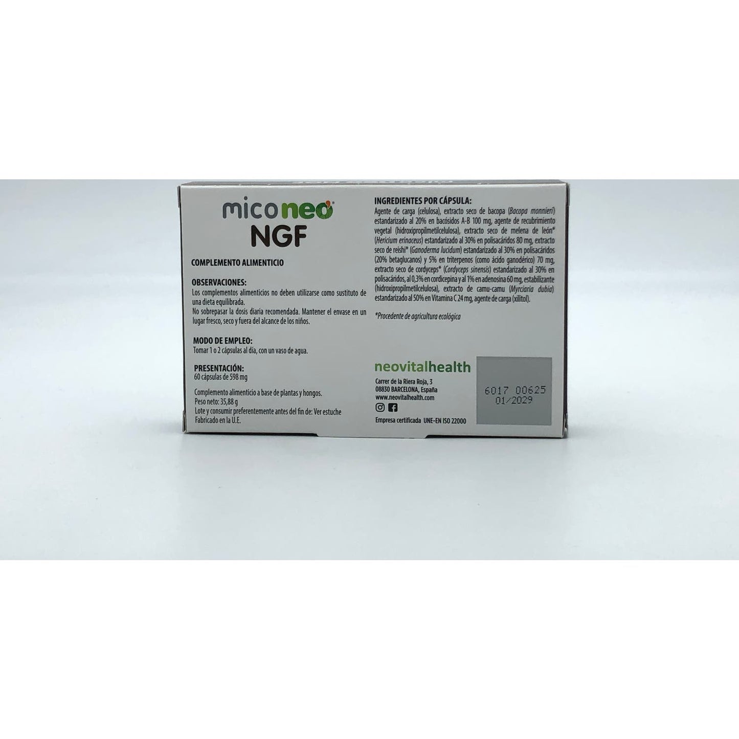 Neovital Health Mico Neo Ngf 60cáps