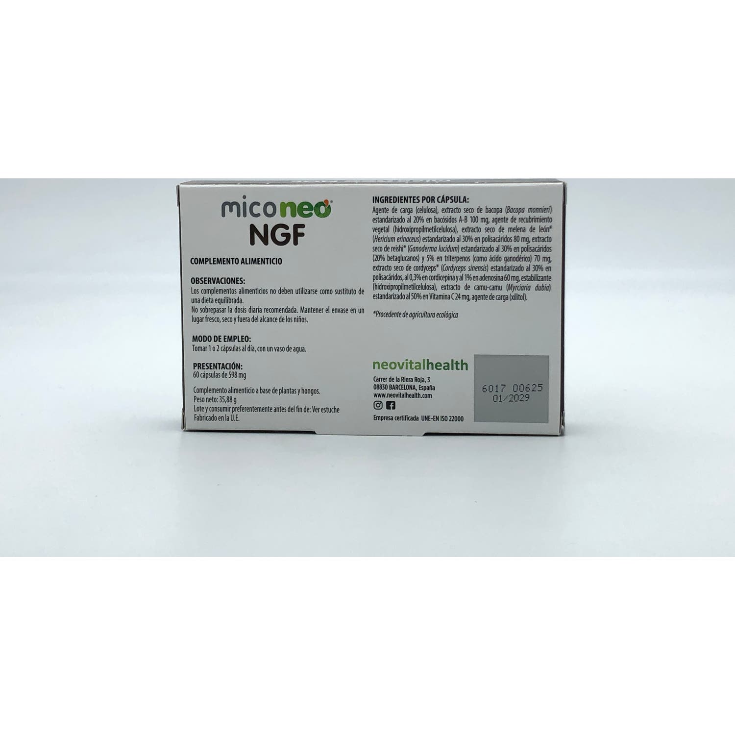 Neovital Health Mico Neo Ngf 60cáps