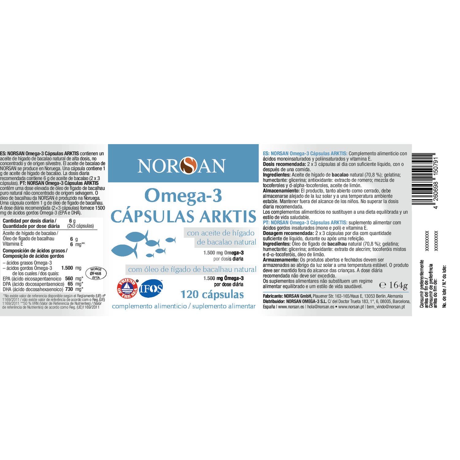Norsan Omega-3 Arktis 120caps