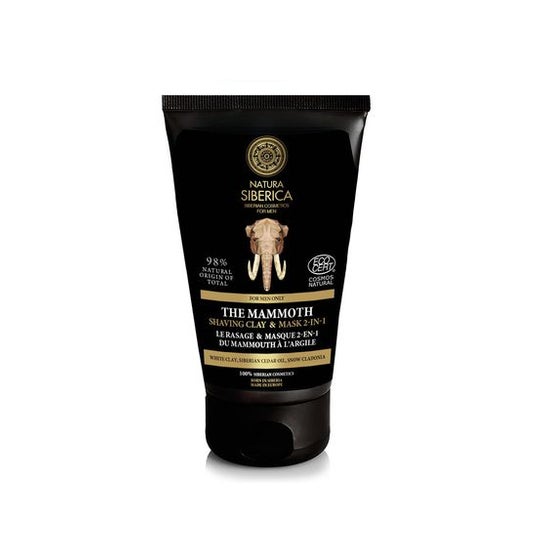 Natura Siberica El mamut arcilla de afeitar y mascarilla 2 en 1 150 ml