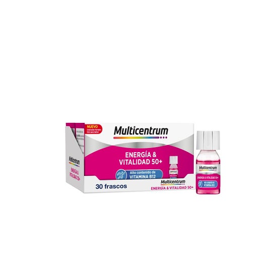 Multicentrum Energía y Vitalidad 50+ Frambuesa 30x7ml