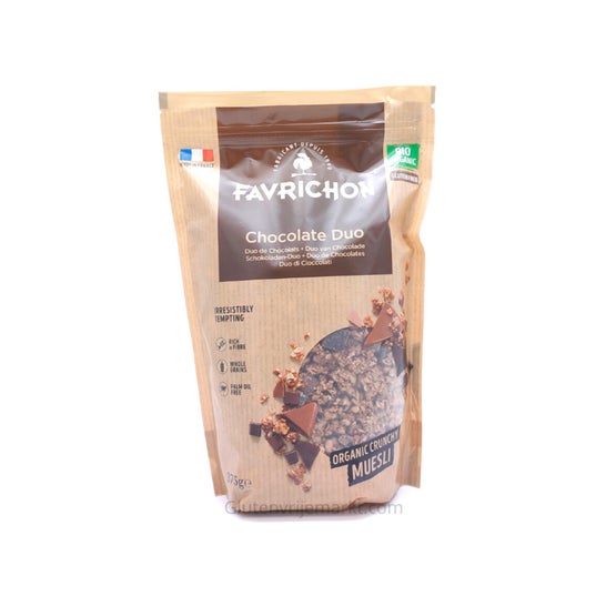 Joseph Favrichon Crunchy Muesli Duo Chocolates 375g