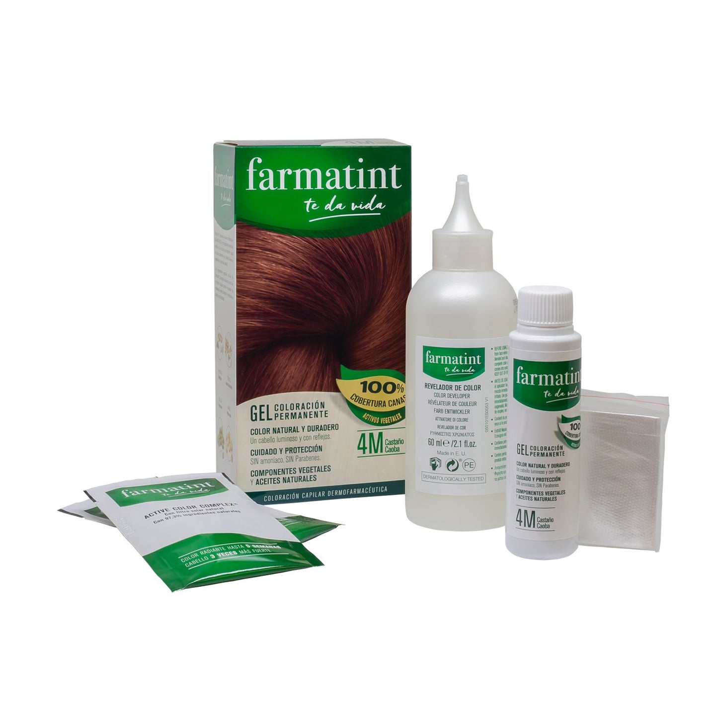Farmatint Gel 4M Castaño Caoba 135ml