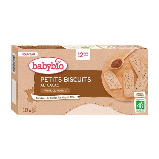BabyBio Pequeñas Galletas Cacao 160g