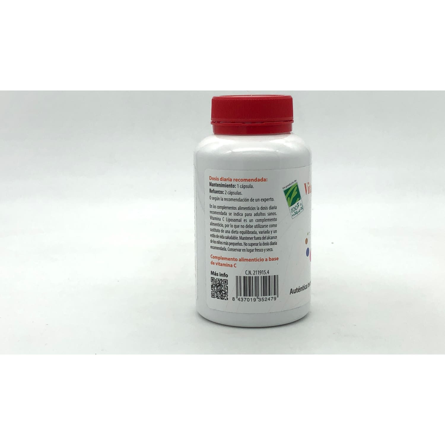 100% Natural Vitamina C Liposomal 90caps