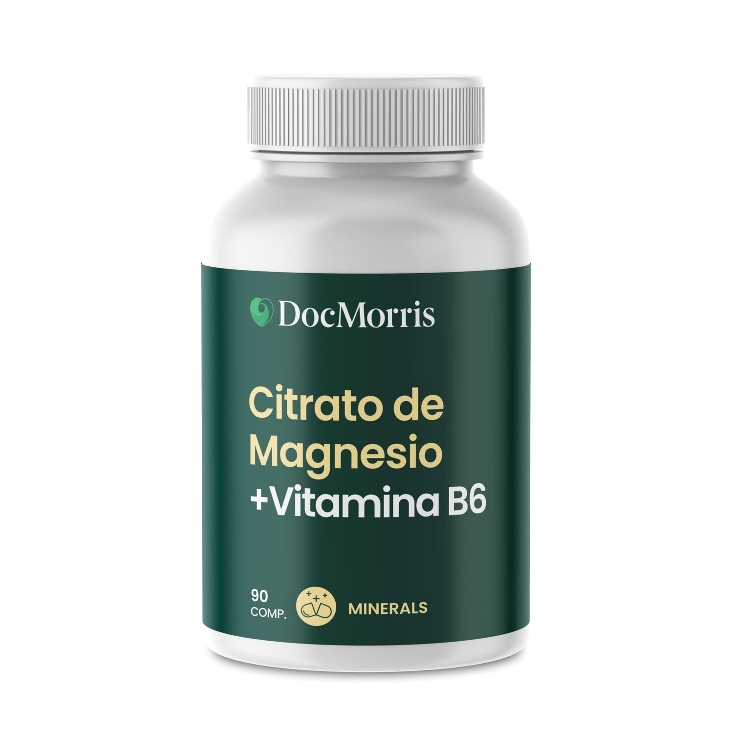 DocMorris Citrato de Magnesio + Vitamina B6 90comp