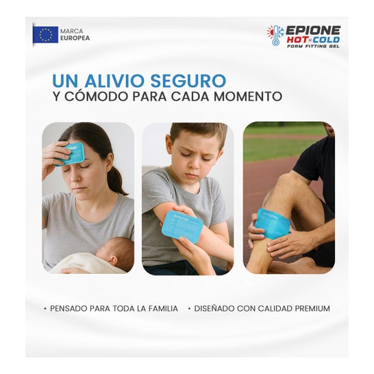 Boston Tech Mini Bolsas Gel Frío-Calor EPIONE Reutilizables para Alivio Facial y Golpes 6 uds