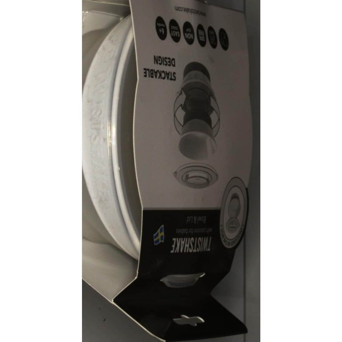 Twistshake Tazón Color Blanco Pastel +6m 520ml