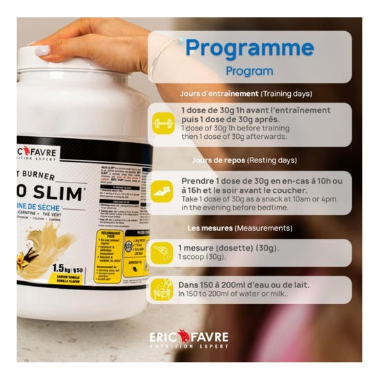 Eric Favre Abdo Slim Proteína Seca Vainilla 500g