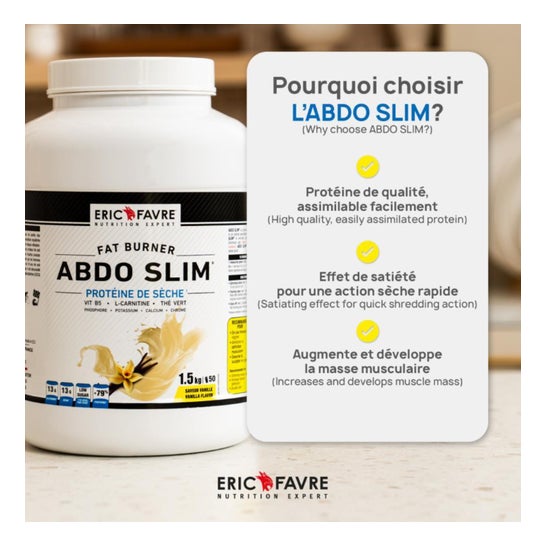 Eric Favre Abdo Slim Proteína Seca Vainilla 500g