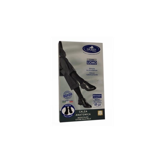 Sauber Media Hombre Negro Spiga Ne de 140D Talla P 1 Par