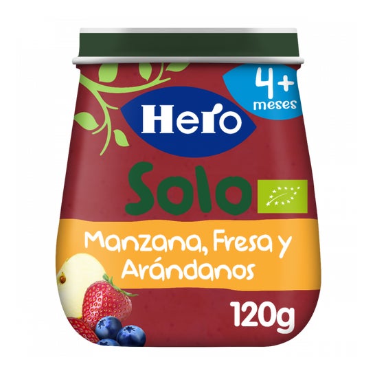 Hero Manzana Fresa y Arándanos 120g