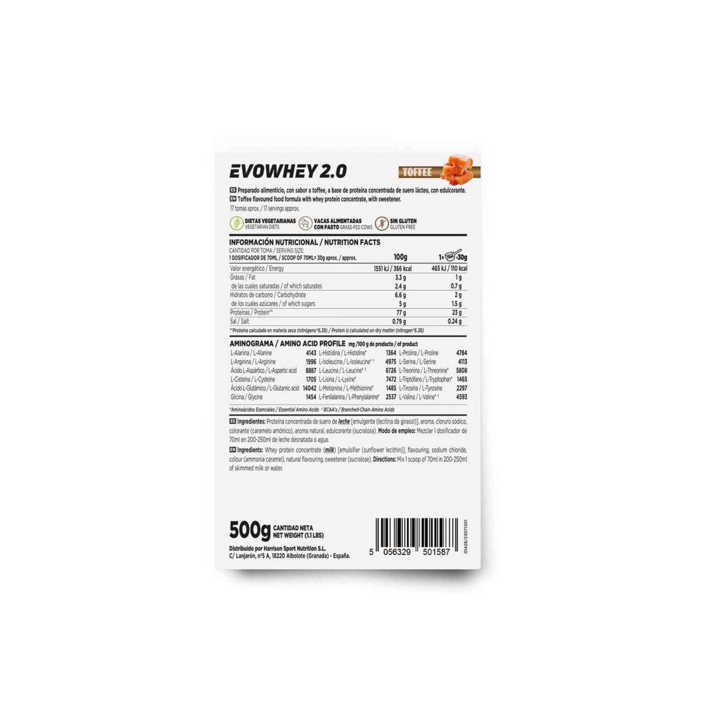HSN Evowhey Protein Caramelo 500g