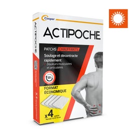 Actipoche Parches Calefactantes 4uds 9,5x13cm