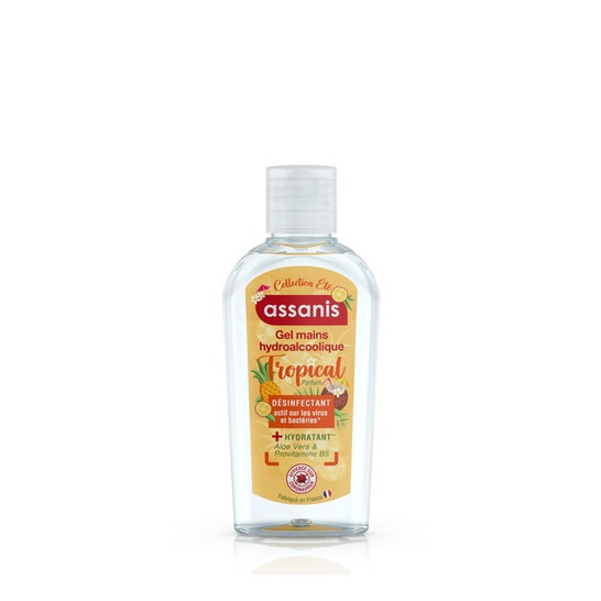 Assanis gel Manos Hidroalcohólico Perfume Tropical 80 ml