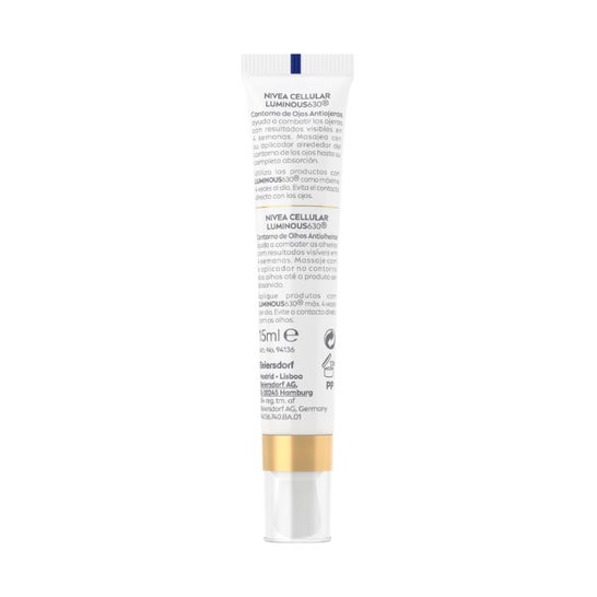 Nivea Luminous 630º Antimanchas Contorno de Ojos 15ml