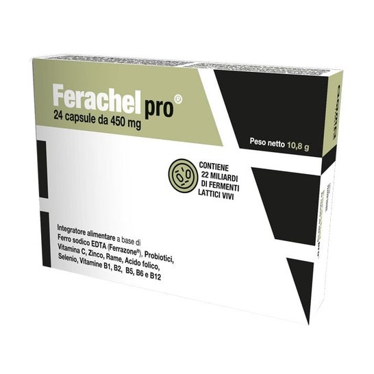 Aqma Italia Ferachel Proo 450 mg 24 caps