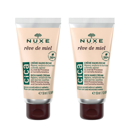 Nuxe Rêve de Miel CICA Crema de Manos Rica 2x50ml