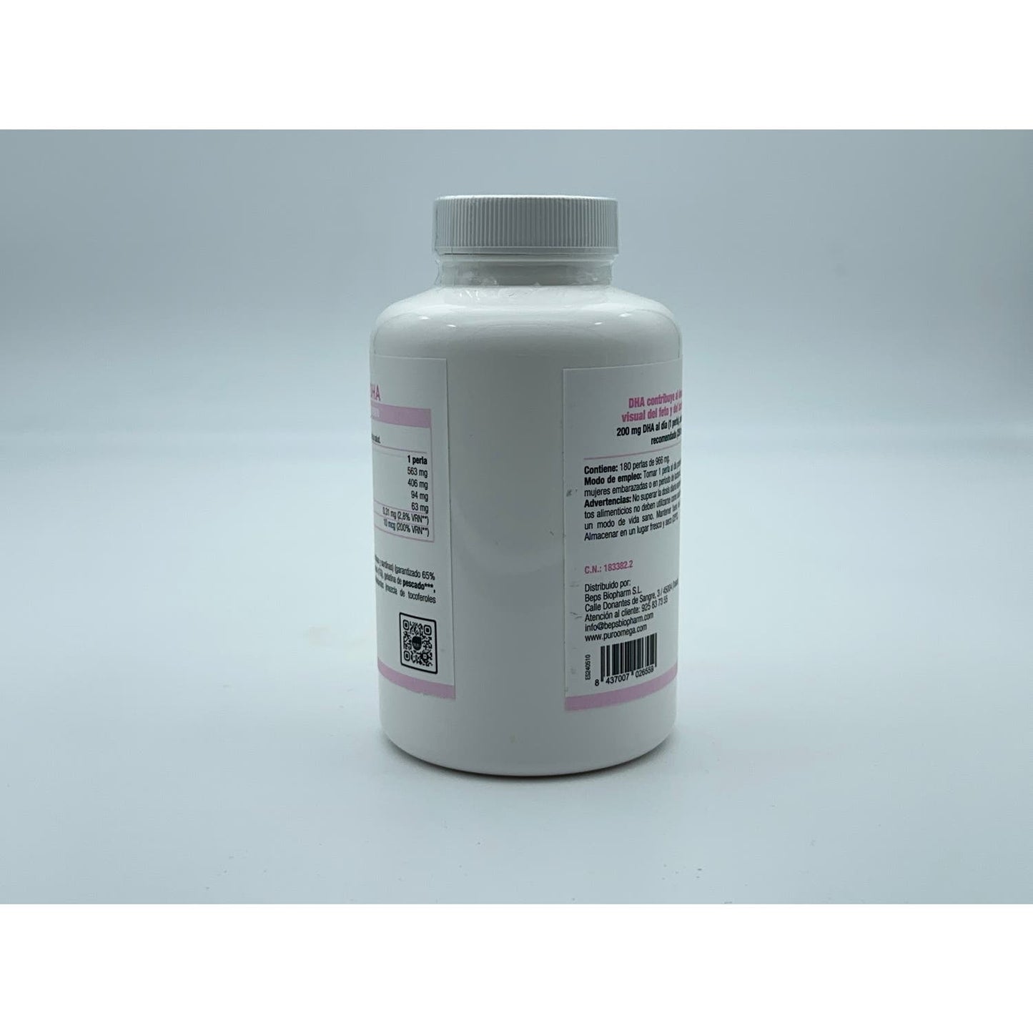 Puro Omega Natural DHA Embarazo y Lactancia 180 Perlas
