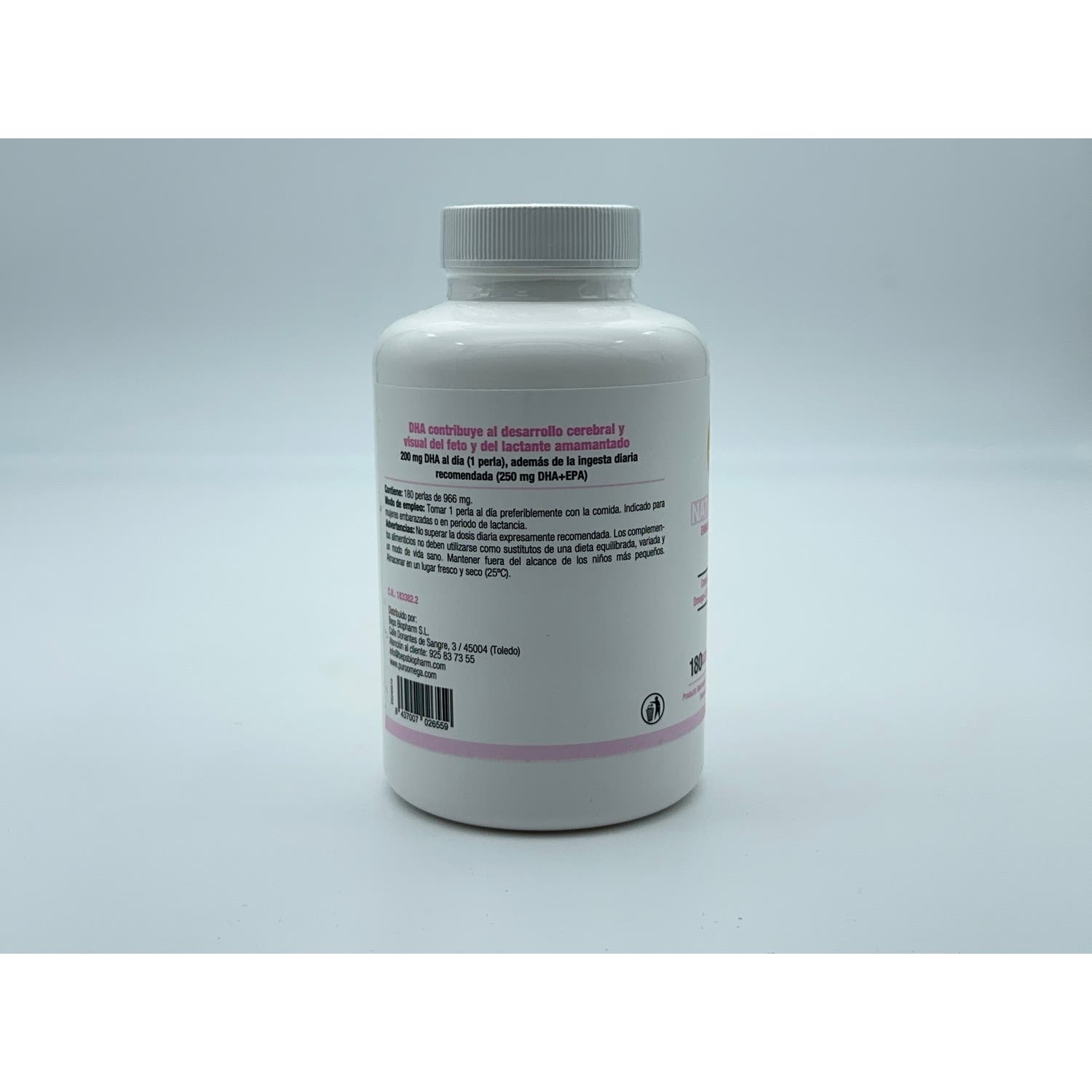 Puro Omega Natural DHA Embarazo y Lactancia 180 Perlas