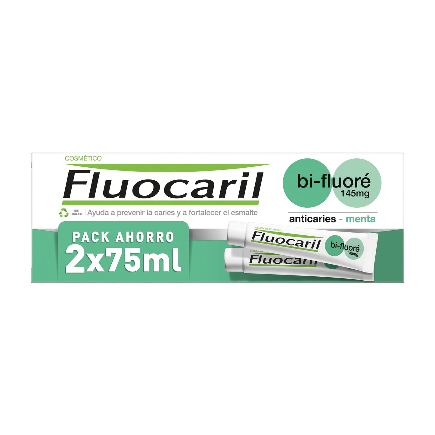 Fluocaril Bifluore Menta 2x75ml