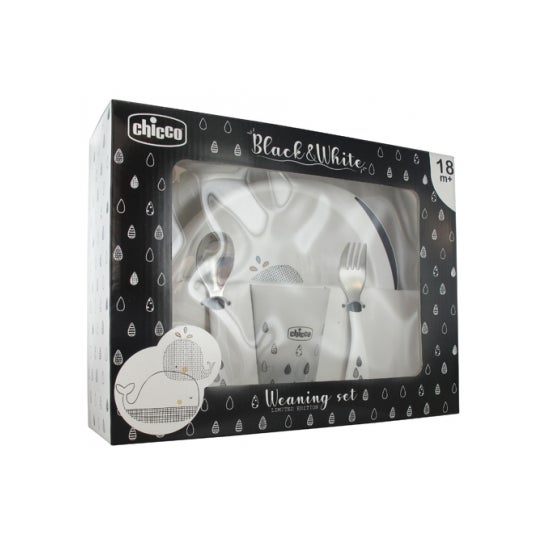 Chicco Set de Comida Vajilla Ballenas +18m