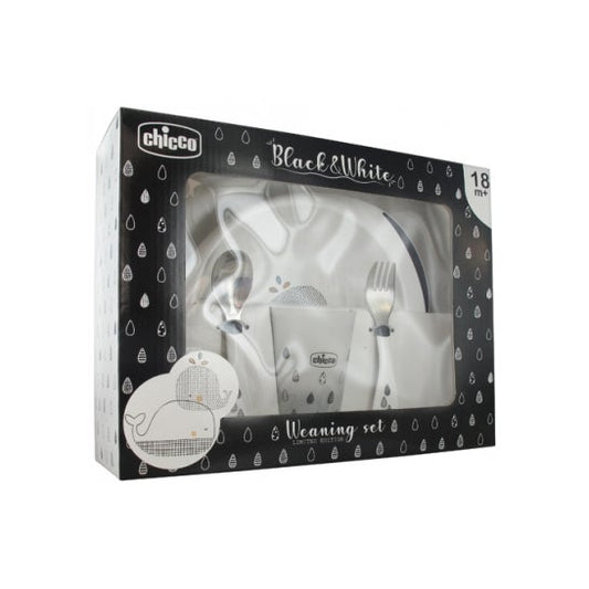 Chicco Set de Comida Vajilla Ballenas +18m