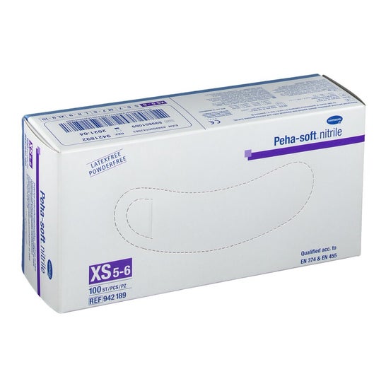 Peha Soft Nitrile Guantes TXS 100uds