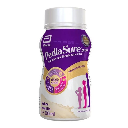 Pediasure Drink Pack 4 Botellas X 200 ml Vainilla