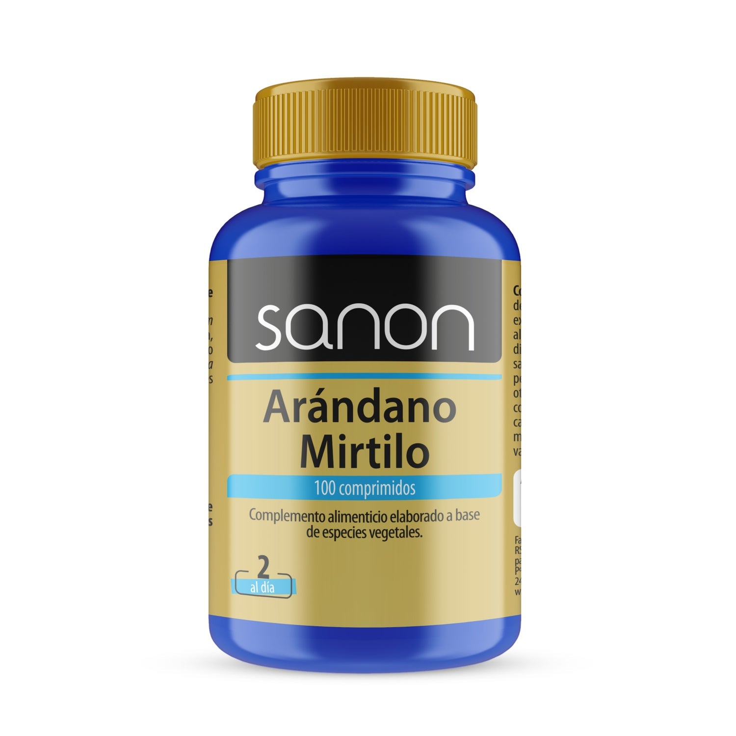 Sanon Arándano Mirtillo 100comp