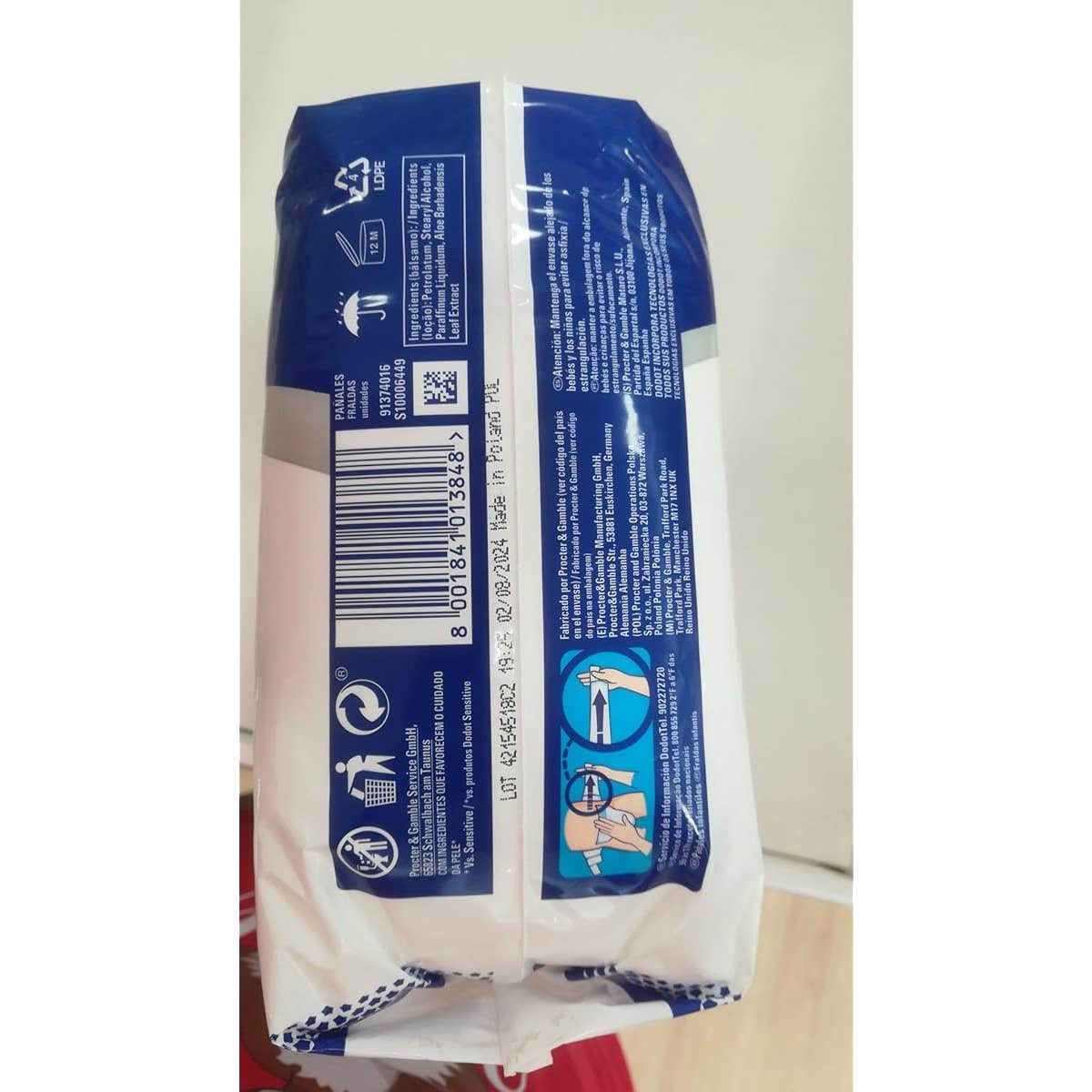 Dodot Pro Sensitive + Pañales Talla 1 (2-5kg) 38uds