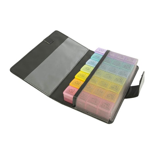 García 1880 Pastillero Semanal 4 Tomas Multicolor 1 ud