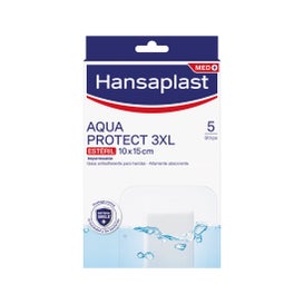 Hansaplast Med+ Aqua Protect 3XL Apósitos 10x15cm 5uds