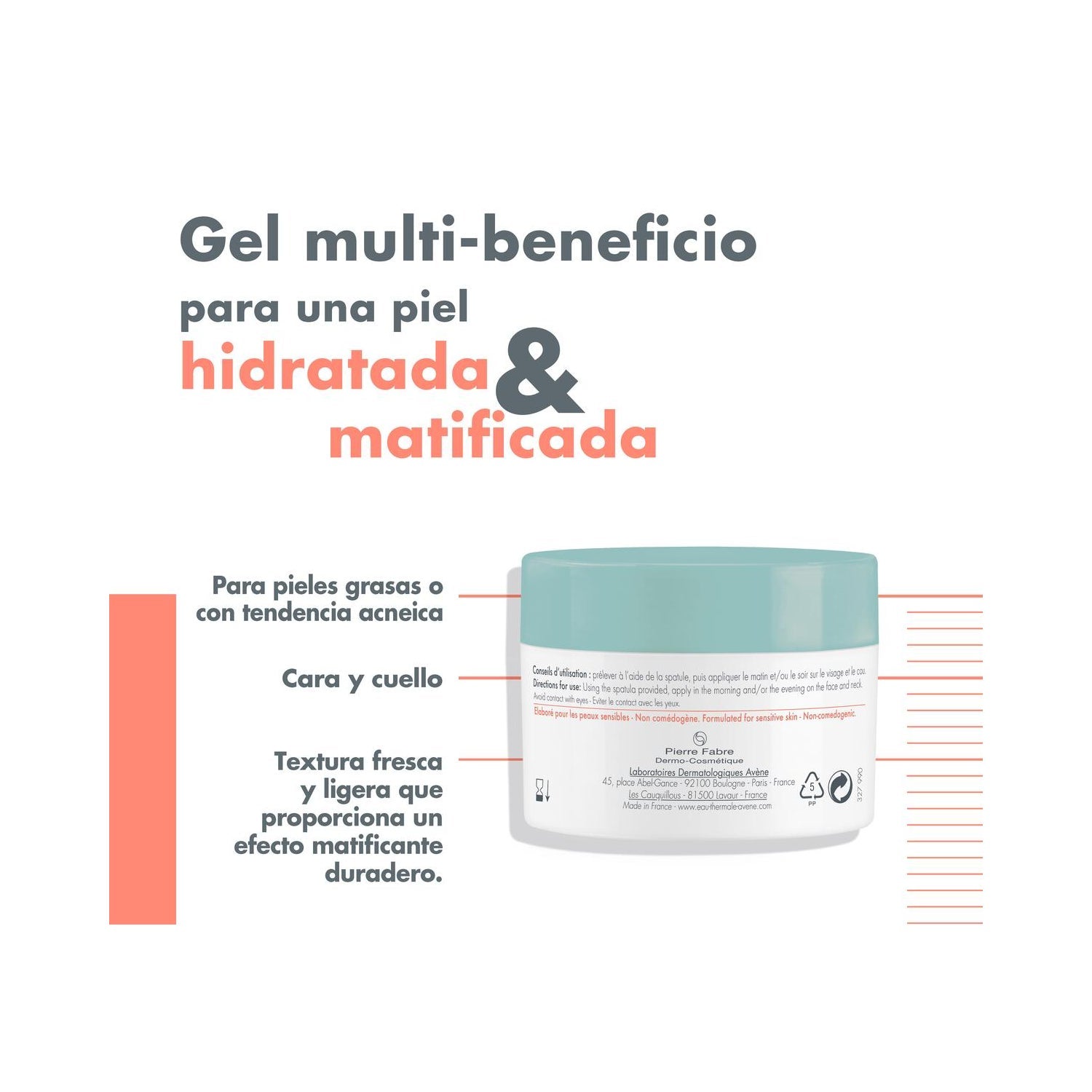Avène Cleanance Aqua-Gel Crema 50ml