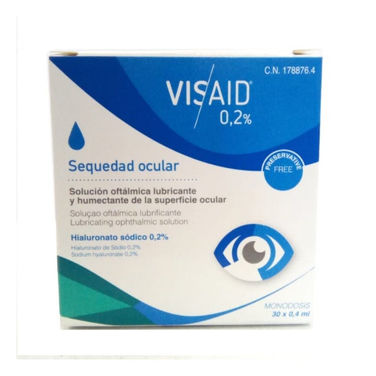 Visaid 0,2% gotas oculares estériles 0,4ml x 30uds