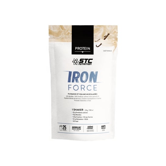 Stc Nutrition Fuerza de Hierro Proteína Vanilla 750g