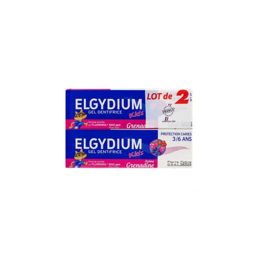 Elgydium Kids Gel Dentífrico Frutos Silvestres 2x50ml