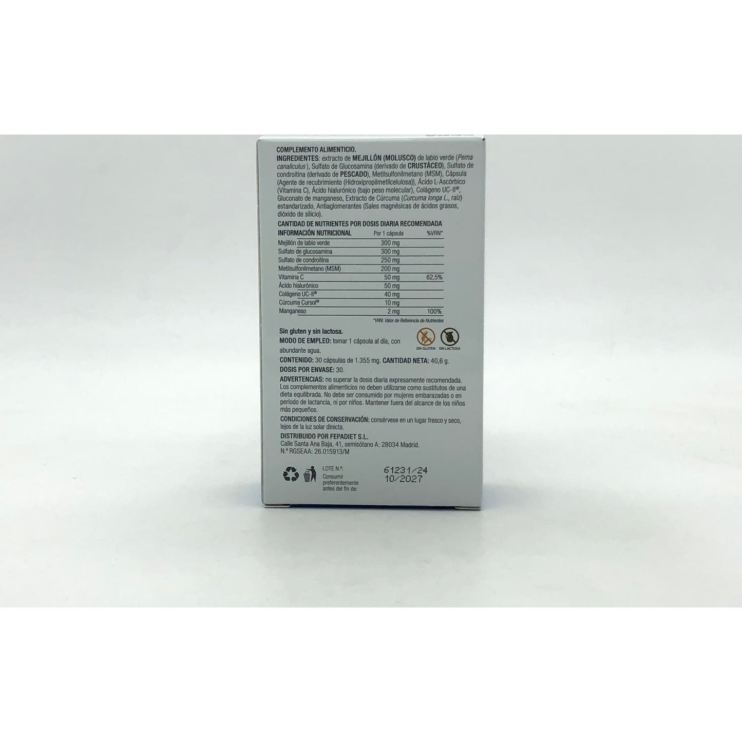 Fepadiet Fepa Poliarticol Uc-Ii 30caps