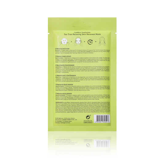 Leaders Tea Tree Relaxing Skin Renewal Mask 25ml