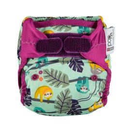 Close Pop-in Bambu Sloth Velcro Pañal Reutilizable 1ud