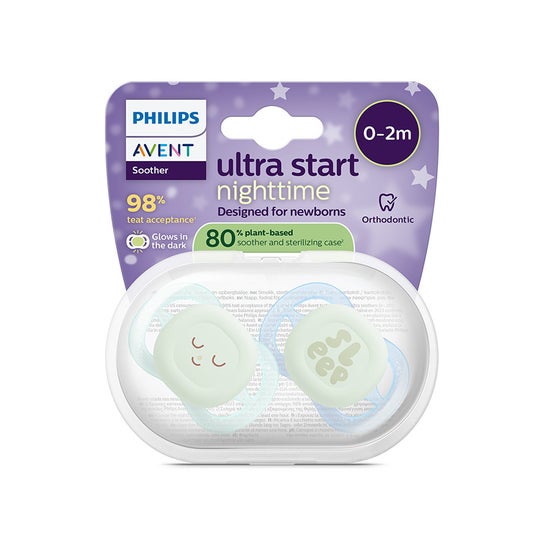 Philips Avent Ultra Start 0-2M Nighttime L Green Blue 2uds