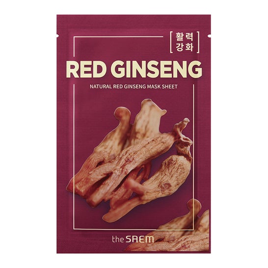 The Saem Natural Mascarilla Ginseng Rojo 21 ml