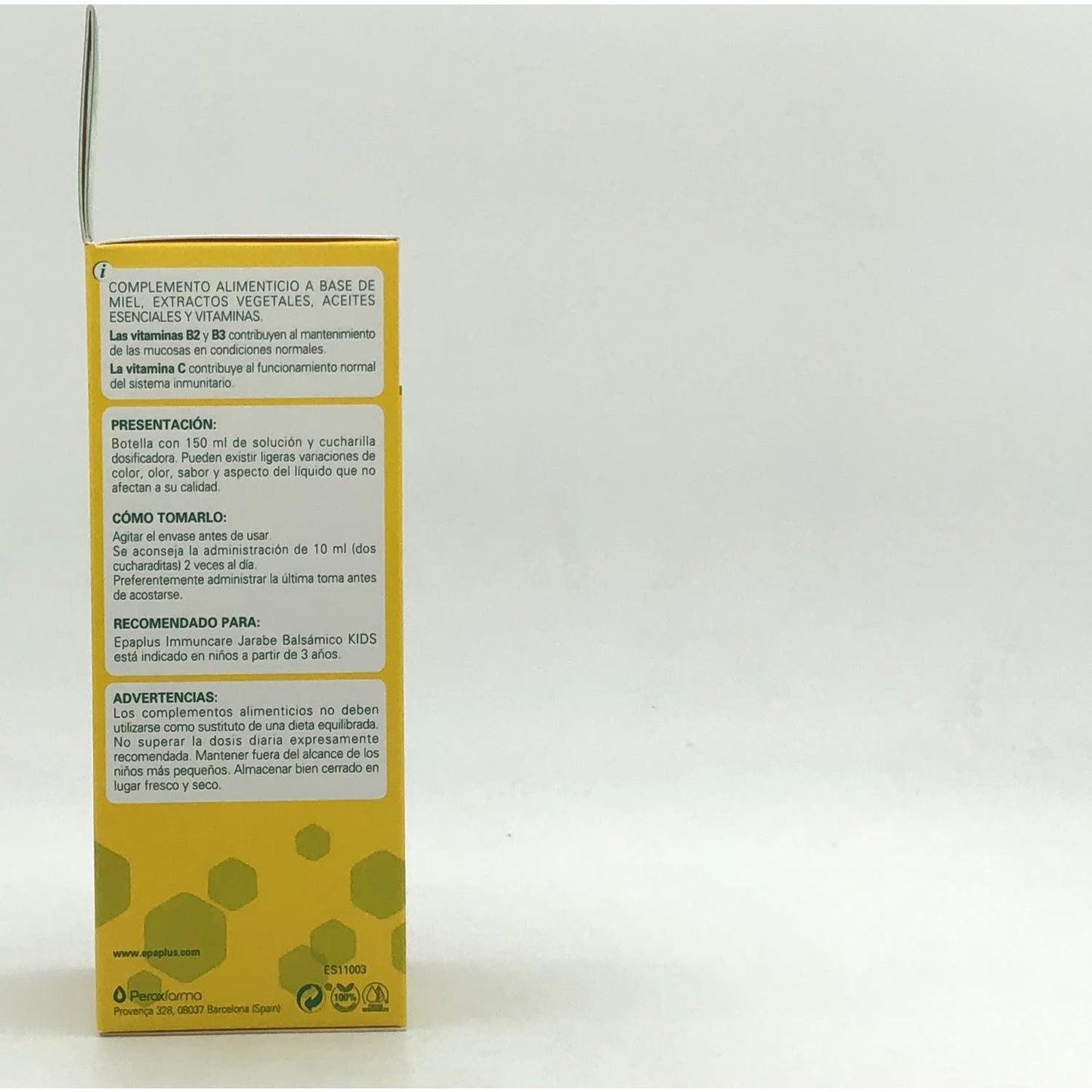 Epaplus Immuncare Tos Jarabe Balsámico Kids 150ml