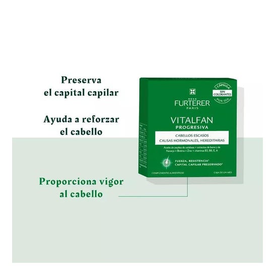 René Furterer Vitalfan Anticaída Progresiva 30caps