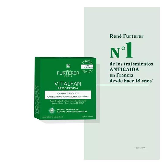 René Furterer Vitalfan Anticaída Progresiva 30caps
