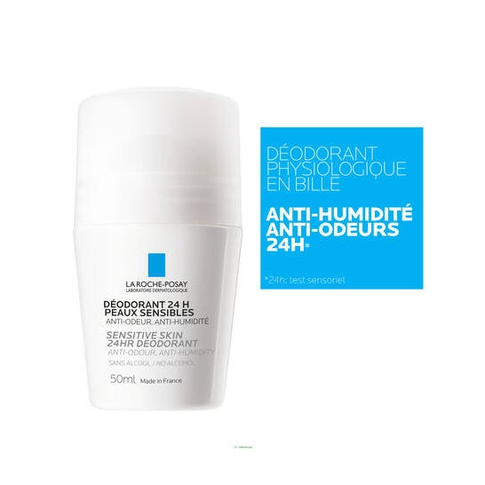 La Roche-Posay Desodorante Fisiológico 24h Roll On 2x50ml