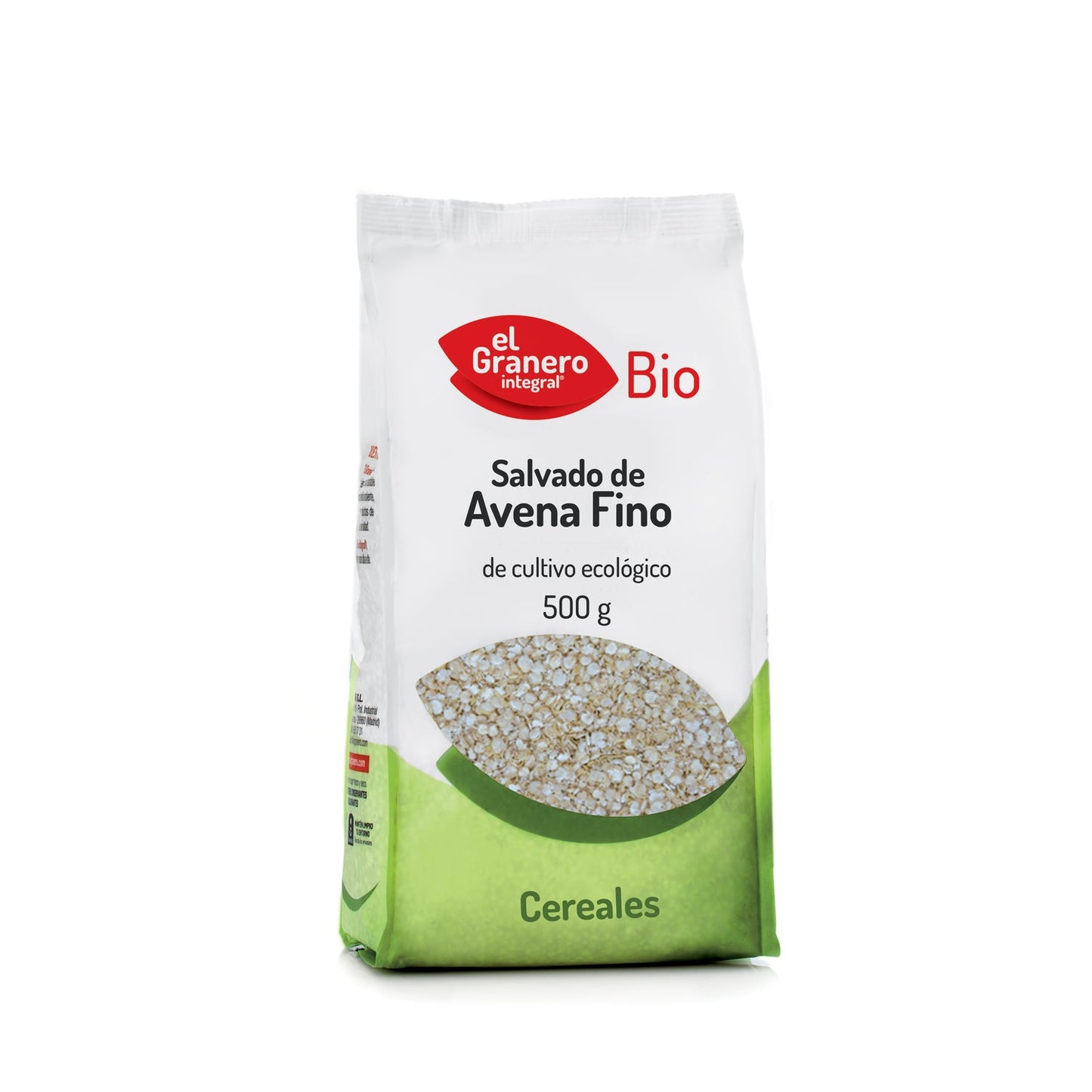 Granero Alimentacion Salvado Avena Fino Bio 500 g