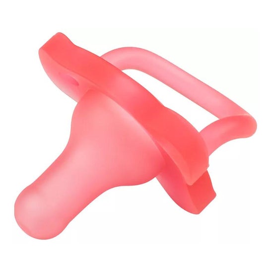 Dr Brown'S Chupete Silicona Rosa 0- 6 M