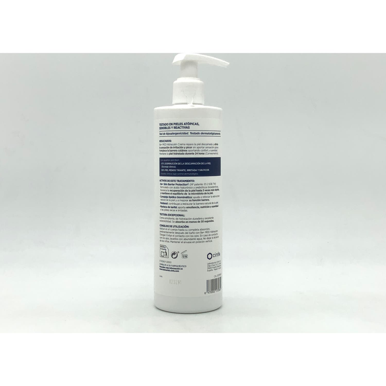 Be+ Hidracalm Crema 400ml
