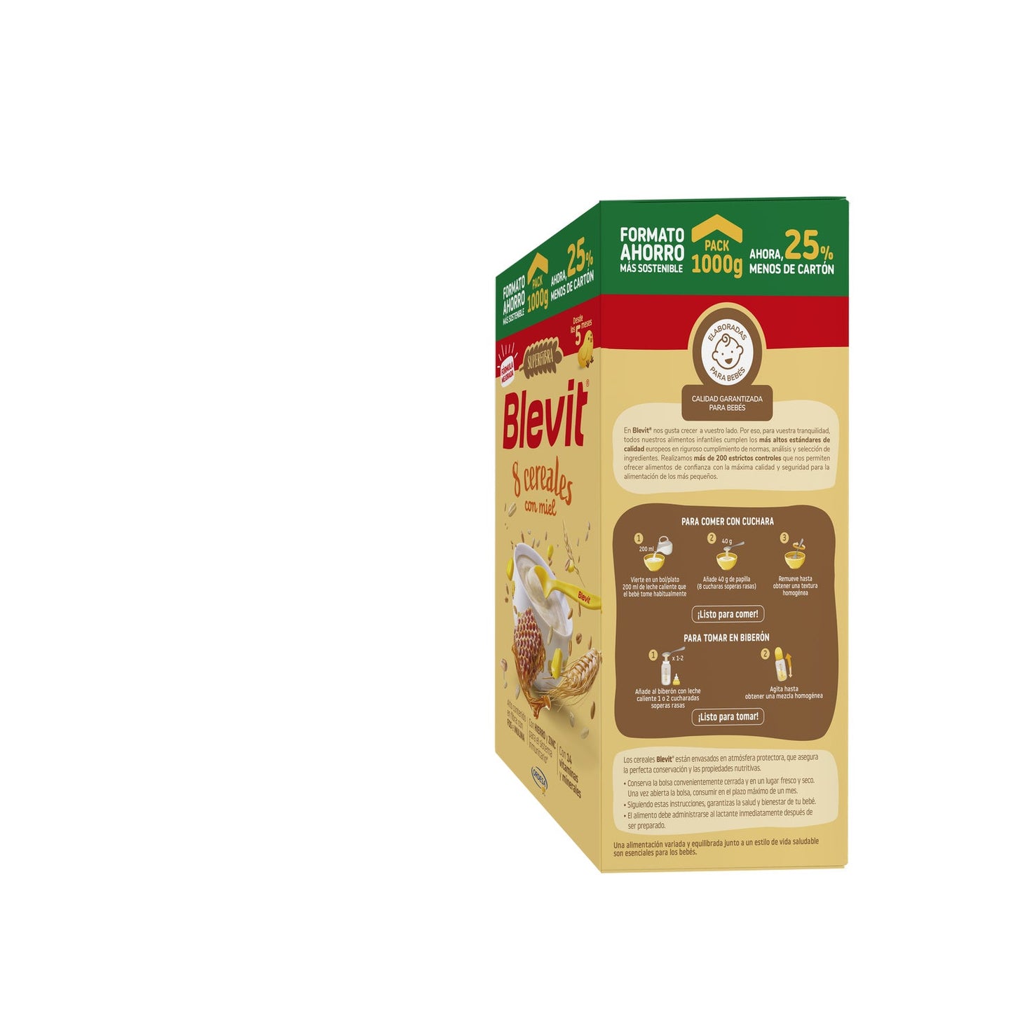 Blevit® Superfibra 8 Cereales Miel 1000g